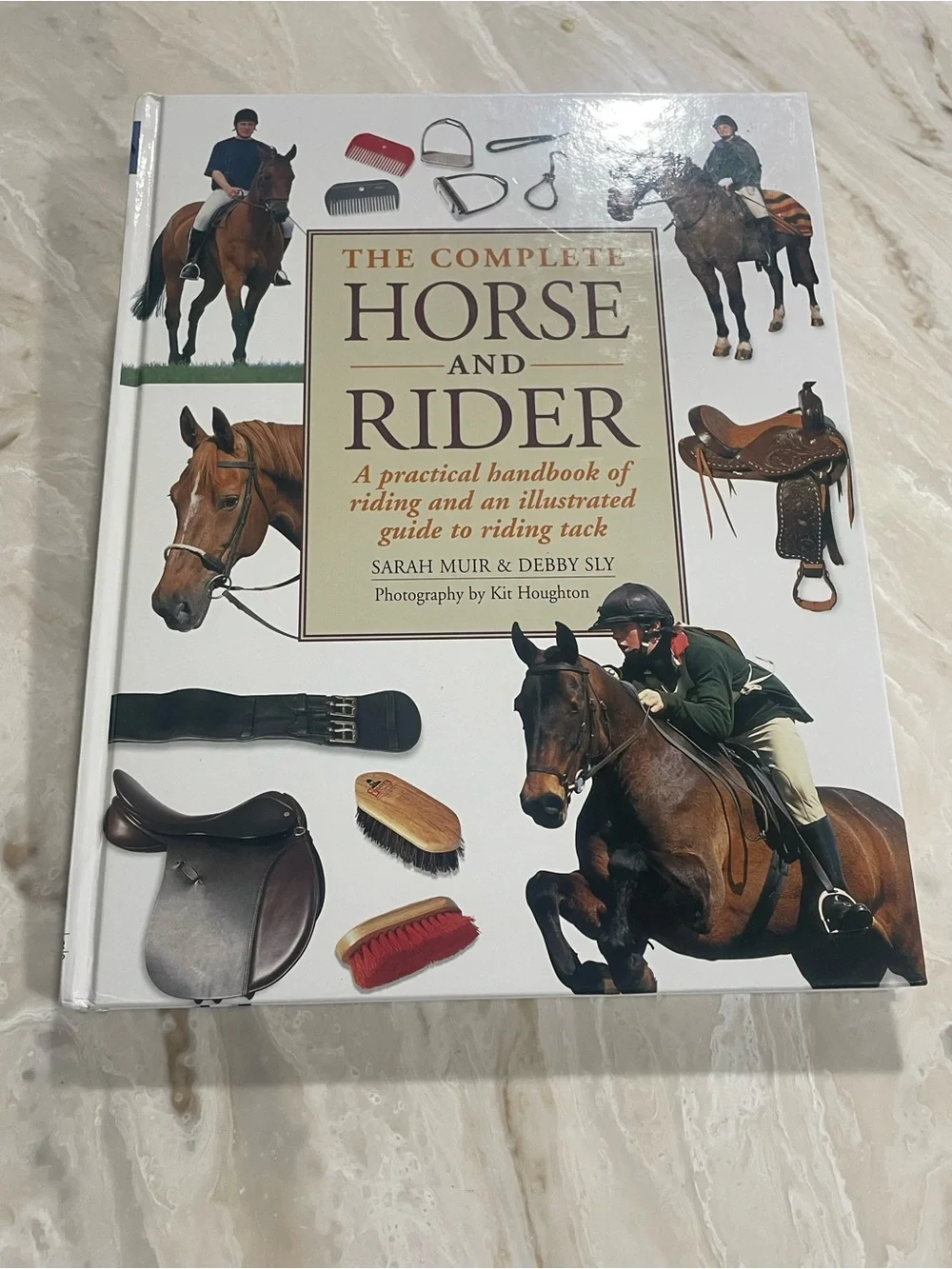 The Complete Horse & Rider Handbook HC Book 2001 Vintage Equestrian Sarah Muir